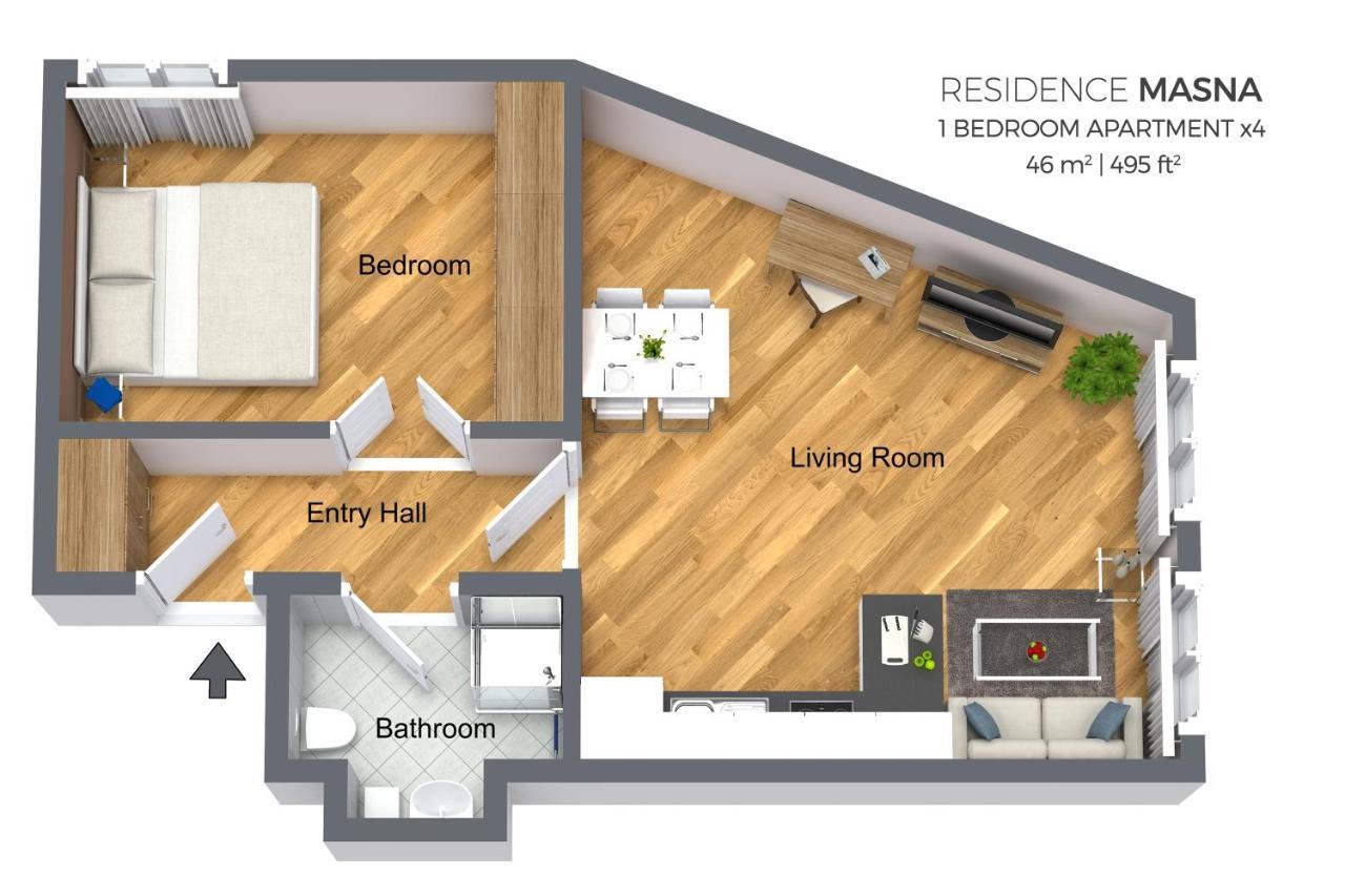 Residence Masna Prag Oda fotoğraf