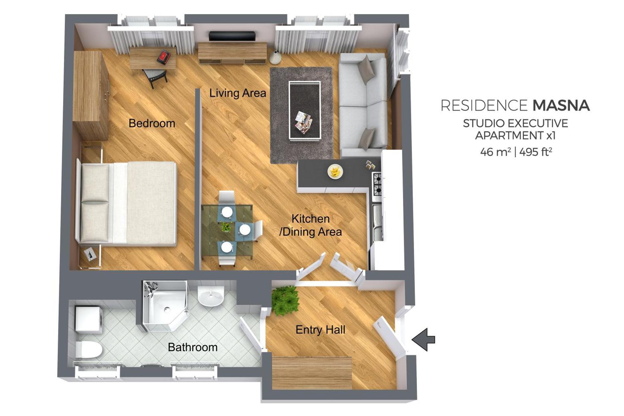 Residence Masna Prag Oda fotoğraf